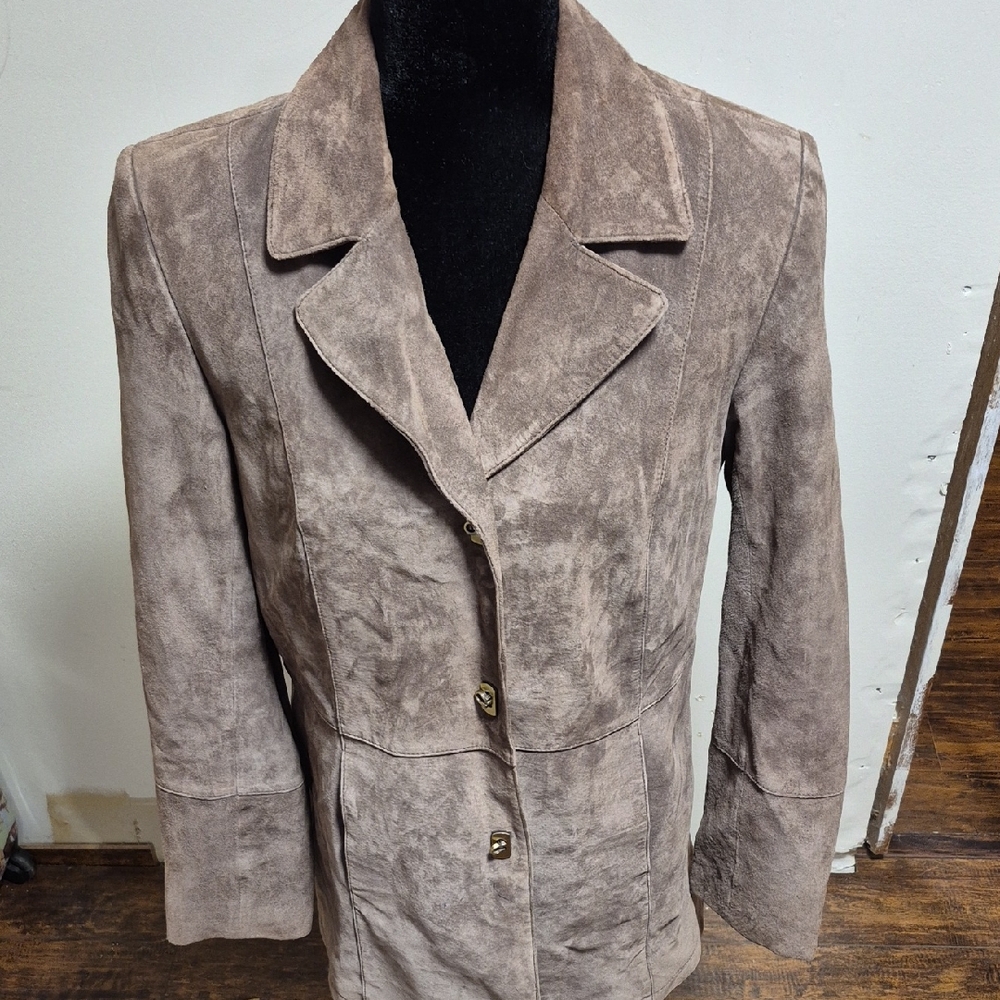 SIMON CHANG VINTAGE SUEDE BLAZER